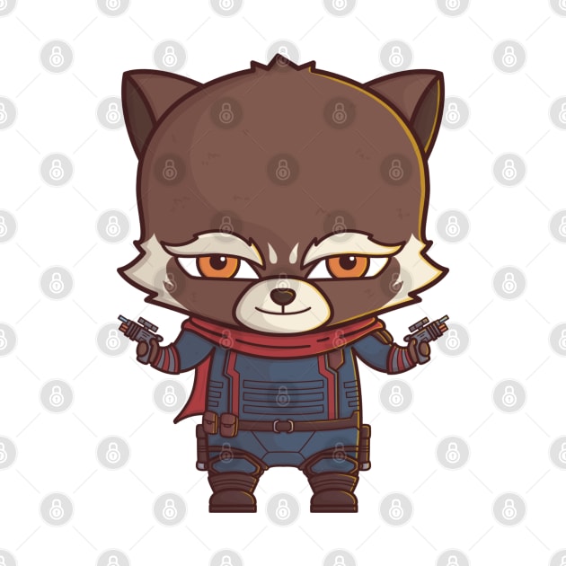 ROCKET RACCOON GUARDIAN OF THE GALAXY by PNKid