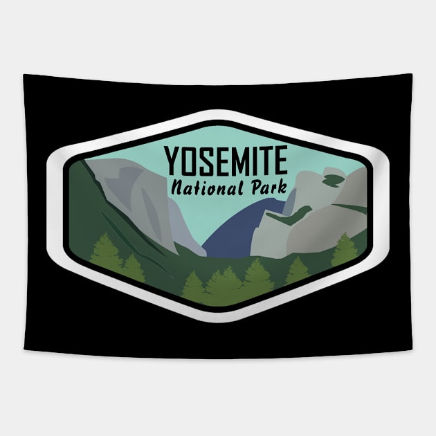 Yosemite National Park Tapestry by abbyhikeshop