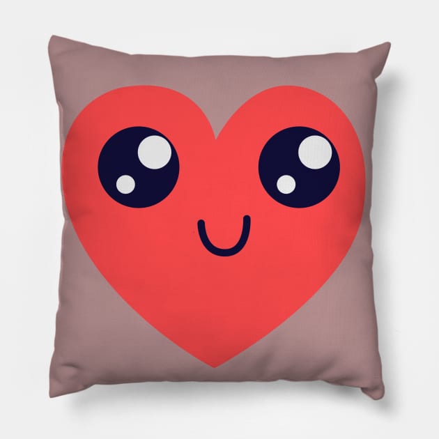 cute heart Pillow by teemarket
