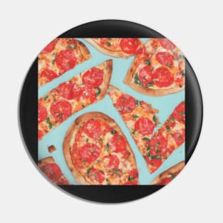 Pizza Pattern Pin