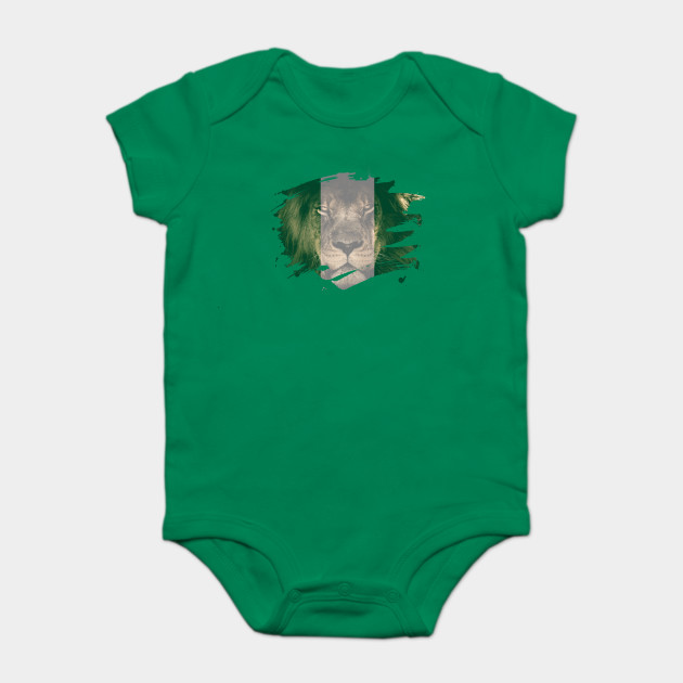 Nigeria Flag African Lion Picture Nigerian Pride Design