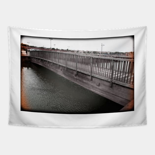 Dock Museum Bridge Tapestry by Colin-Bentham