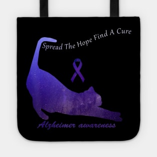 Alzheimer Awareness Spread The Hope Find A Cure Gift Tote