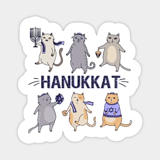 Hanukkat Hanukkah Meowzel Tov Magnet