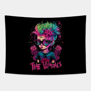 Punk Girl - The Vandals Vintage Tapestry