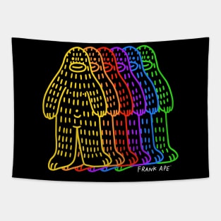 Rainbow Frank Tapestry