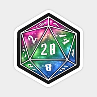 Pride D20 - Poly Magnet