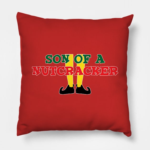 Son of a nutcracker Pillow by old_school_designs