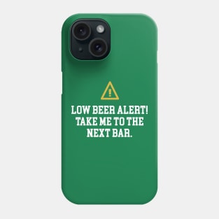 Low Beer Alert Phone Case