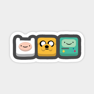 Jake, Finn and Bmo Magnet