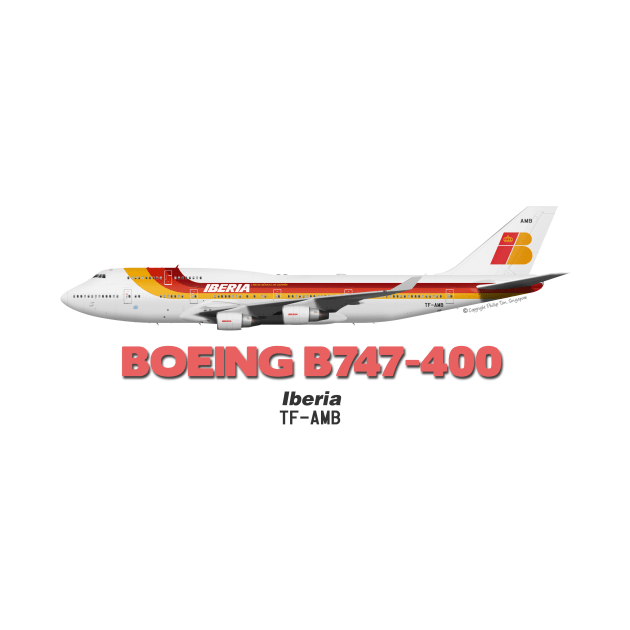 Boeing B747-400 - Iberia by TheArtofFlying