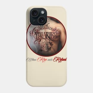 Slogan Cover Art Tee for The Apprenticeship Diaries (T.A.D) Phone Case