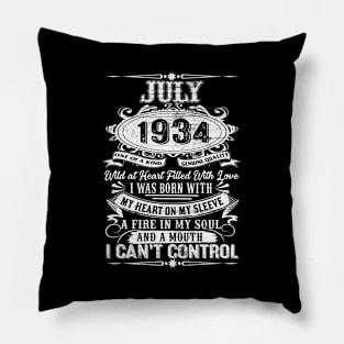 July 1934 90Th 90 Pillow