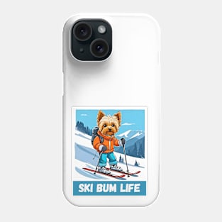 Yorkipoo Ski Bum Phone Case