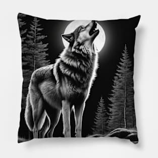 howling holf Pillow