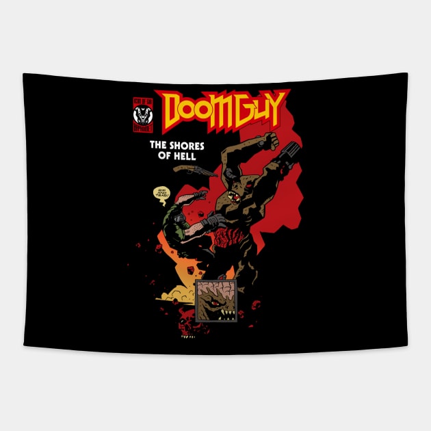 Doomboy Tapestry by demonigote