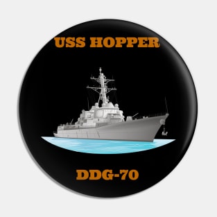 Hopper DDG-70 Destroyer Ship Pin