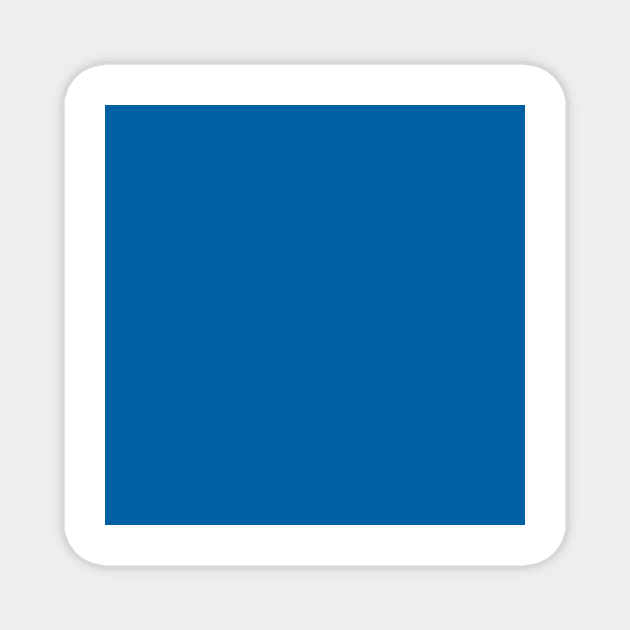 Plain Skydiver Blue solid color Spring/Summer (2022) NYFW Magnet by downundershooter