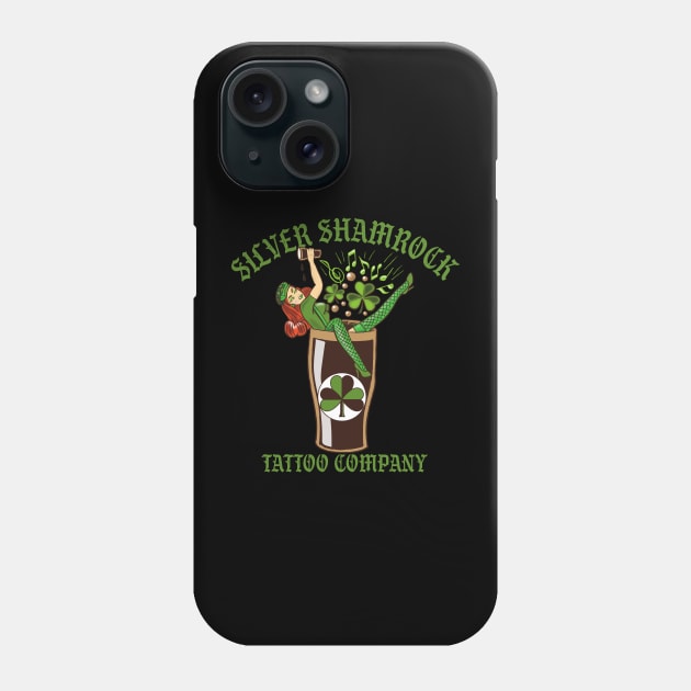 Silver Shamrock Tattoo Company Man's Ruin Shop Style Phone Case by Silver Shamrock Tattoo Company