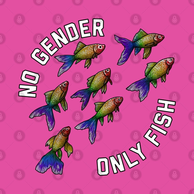 No Gender Only Fish Rainbow by Art by Veya