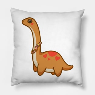 Long Neck Dinosaurus, Brontosaurus, Brachiosaurus, Ipanema Pillow