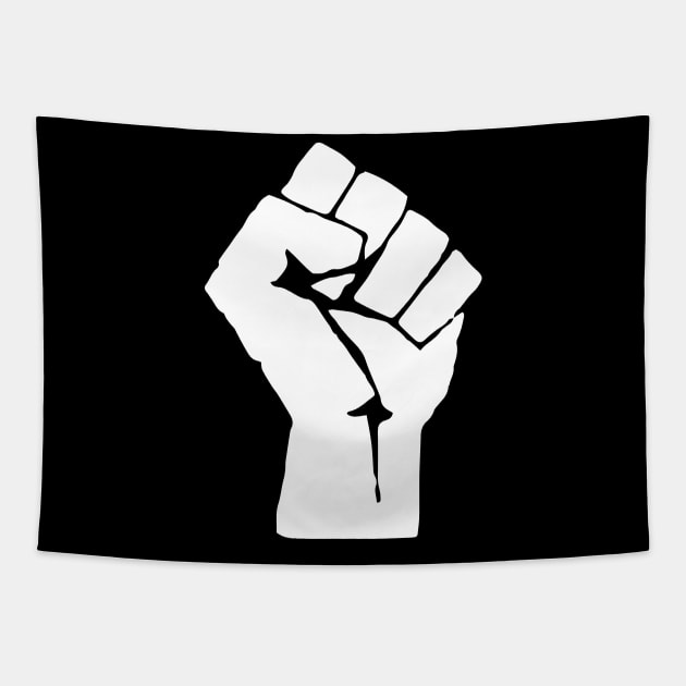 RAISED FIST - BLM Tapestry by smilingnoodles