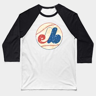 Vintage 70s T-shirt Montreal EXPOS Baseball Raglan Property of