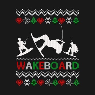 Wakeboard Funny Christmas T-Shirt