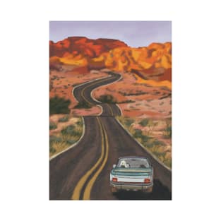 Ghostie on a Road Trip Among the Canyons T-Shirt