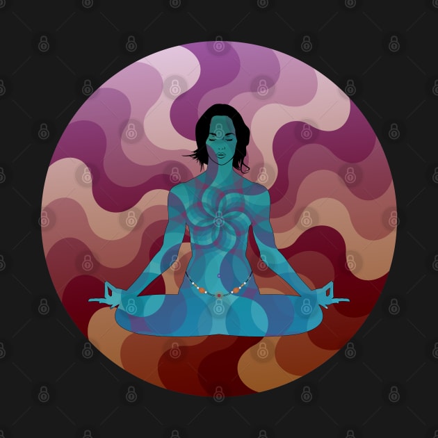 Floating Meditation Yoga by SunGraphicsLab