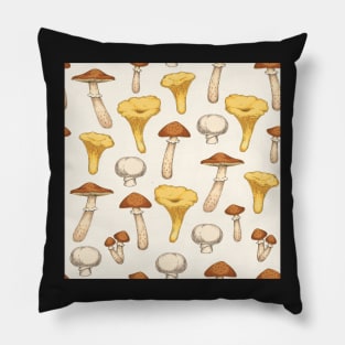 Edible Mushrooms Pillow