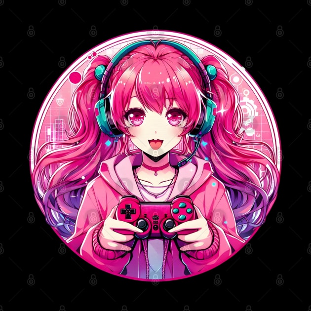 Gamer girl pinkish by Japanese Fever