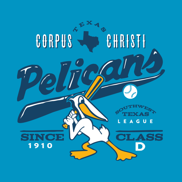 Corpus Christi Pelicans by MindsparkCreative