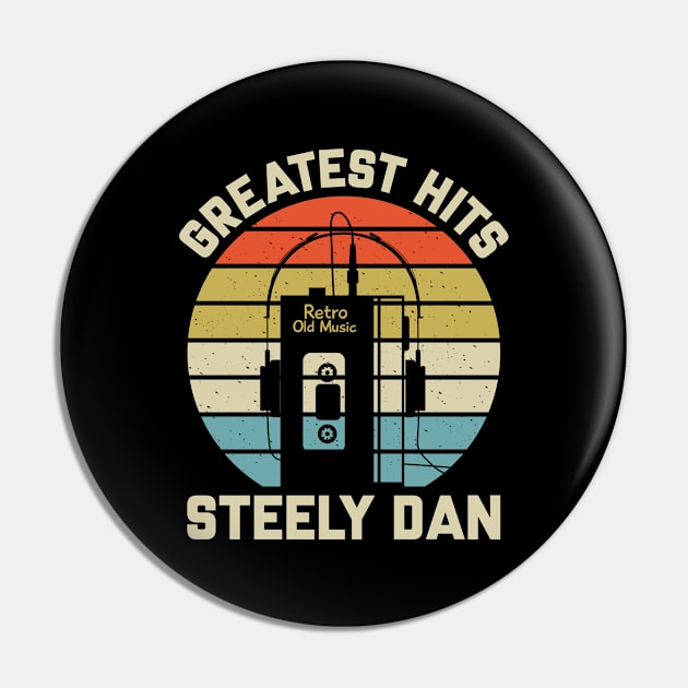 Greatest Hits Steely Dan Pin by Dinosaur Mask Store