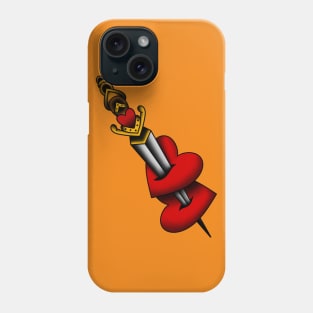 Traditional Stabbed Hearts Phone Case