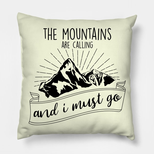 The Mountain Pillow by My Artsam