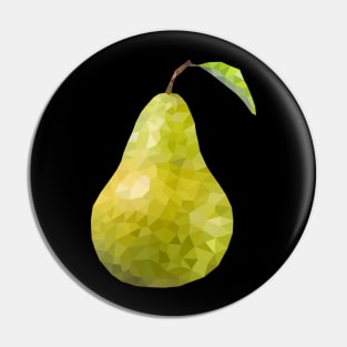 Low poly pear Pin