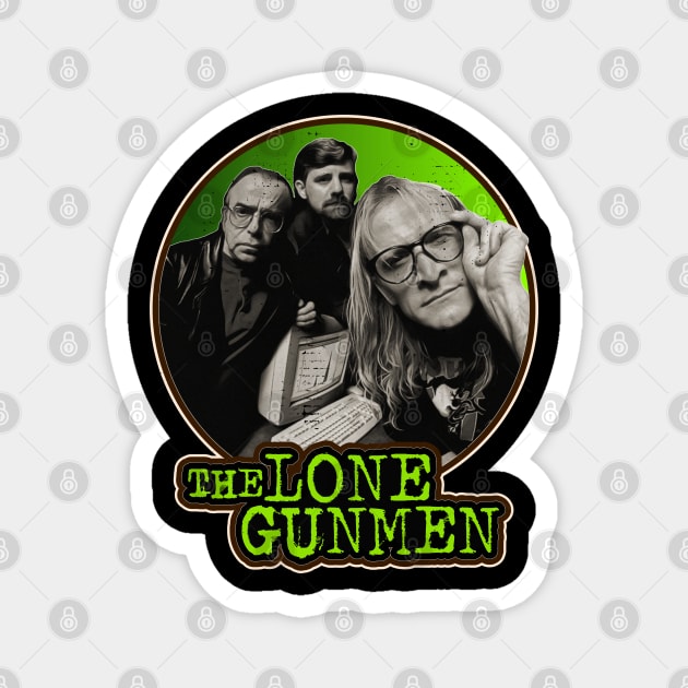 The Lone Gunmen Magnet by darklordpug