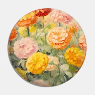 Marigold Floral Vintage Summer Pin