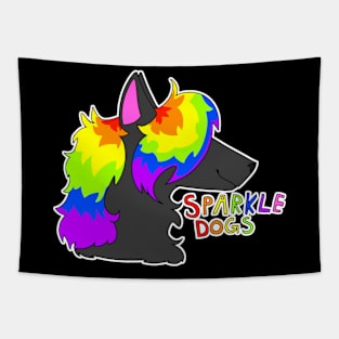 Sparkle dog Tapestry