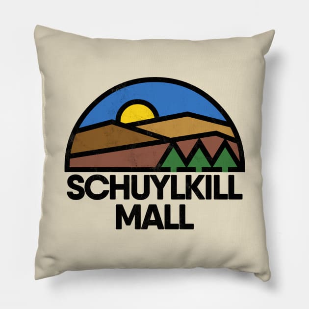 Schuylkill Mall - Frackville Pennsylvania Pillow by Turboglyde