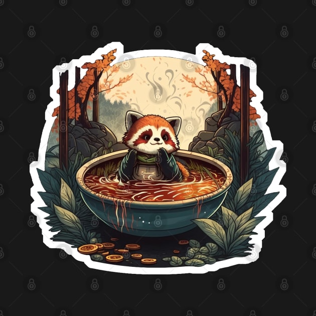 Red Panda Ramen Hot Spring by SLMGames