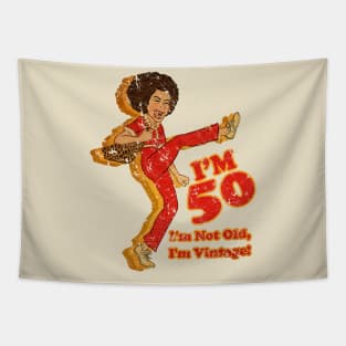 Vintage I'm 50 Tapestry