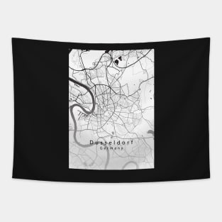 Düsseldorf Germany City Map Tapestry