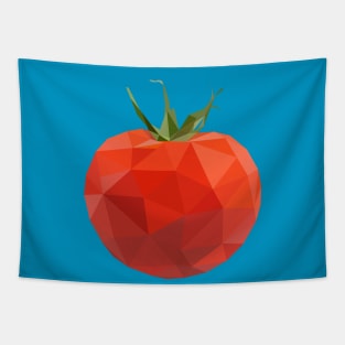 Tomato Low Poly Art Tapestry