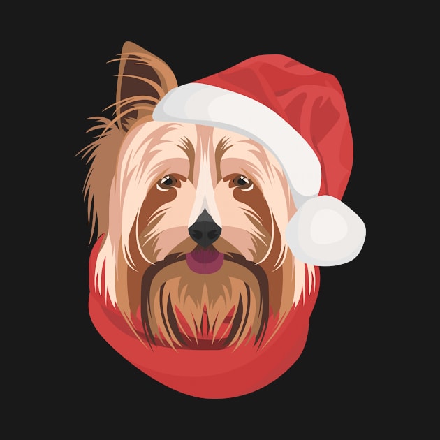 Yorkshire Terrier Christmas by GreenOptix