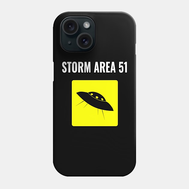 STORM AREA 51 Phone Case by amitsurti