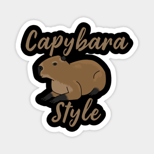 Capybara Style Magnet