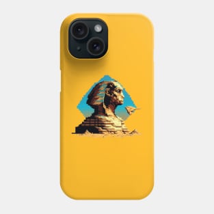 The Great Sphinx Pixel Art Phone Case