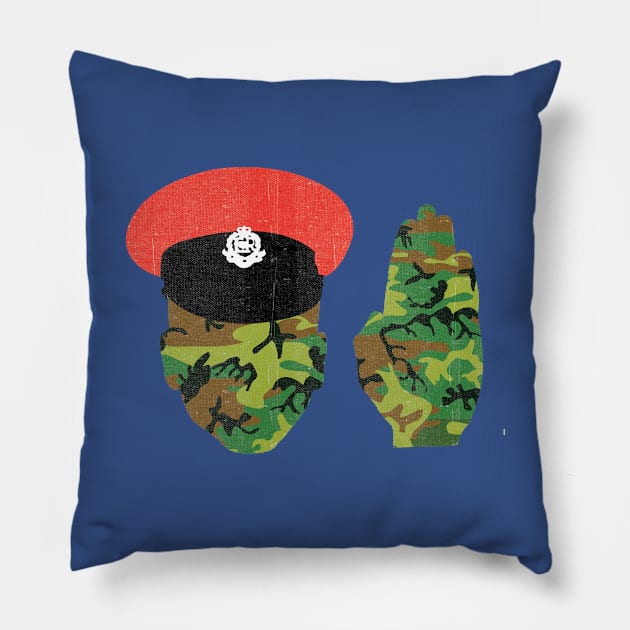 Independent_army secrets.jpg Pillow by Neil Webb | Illustrator